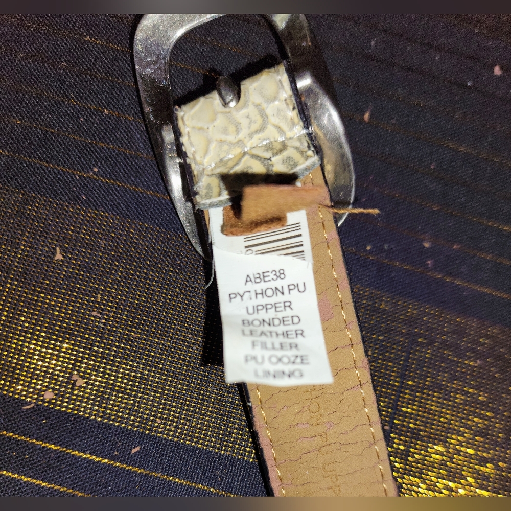 Python Print Genuine Upper Bonded Leather Filler … - image 3